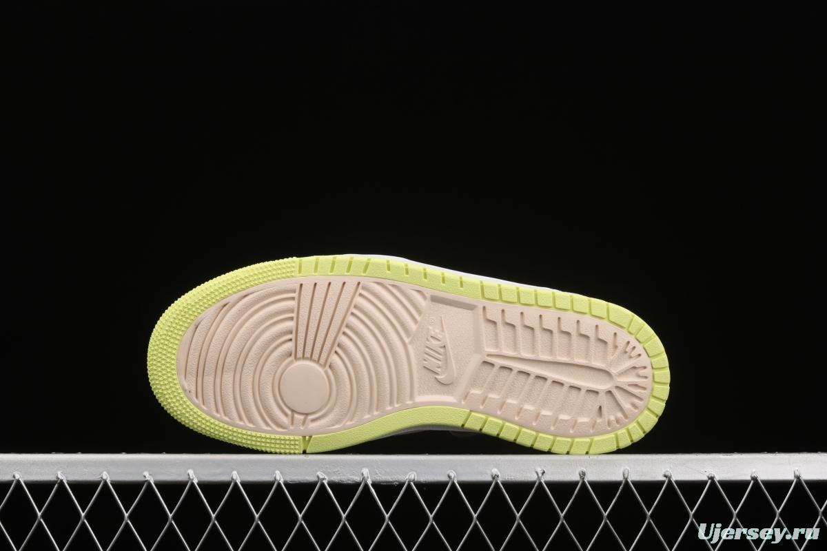 Air Jordan 1 Zoom Air CMFT vanilla high top basketball shoes CT0979-200