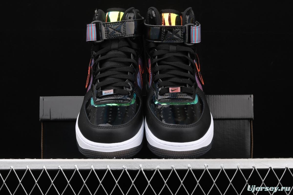 NIKE Air Force 11607 LV8 Good Game video game limits black dazzling laser Velcro high upper board shoes DC0831-101,