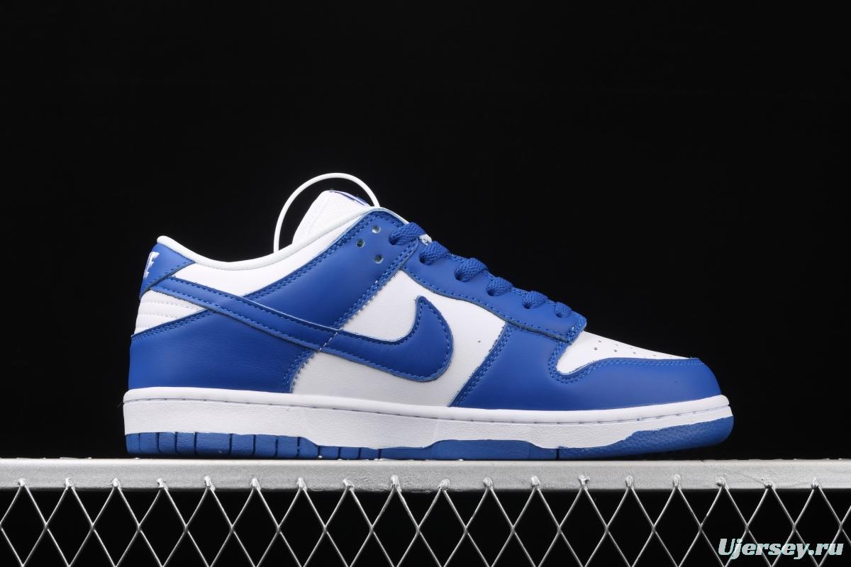 NIKE SB DUNK Low Pro Kentucky White Blue University of Kentucky Board shoes CU1726-100