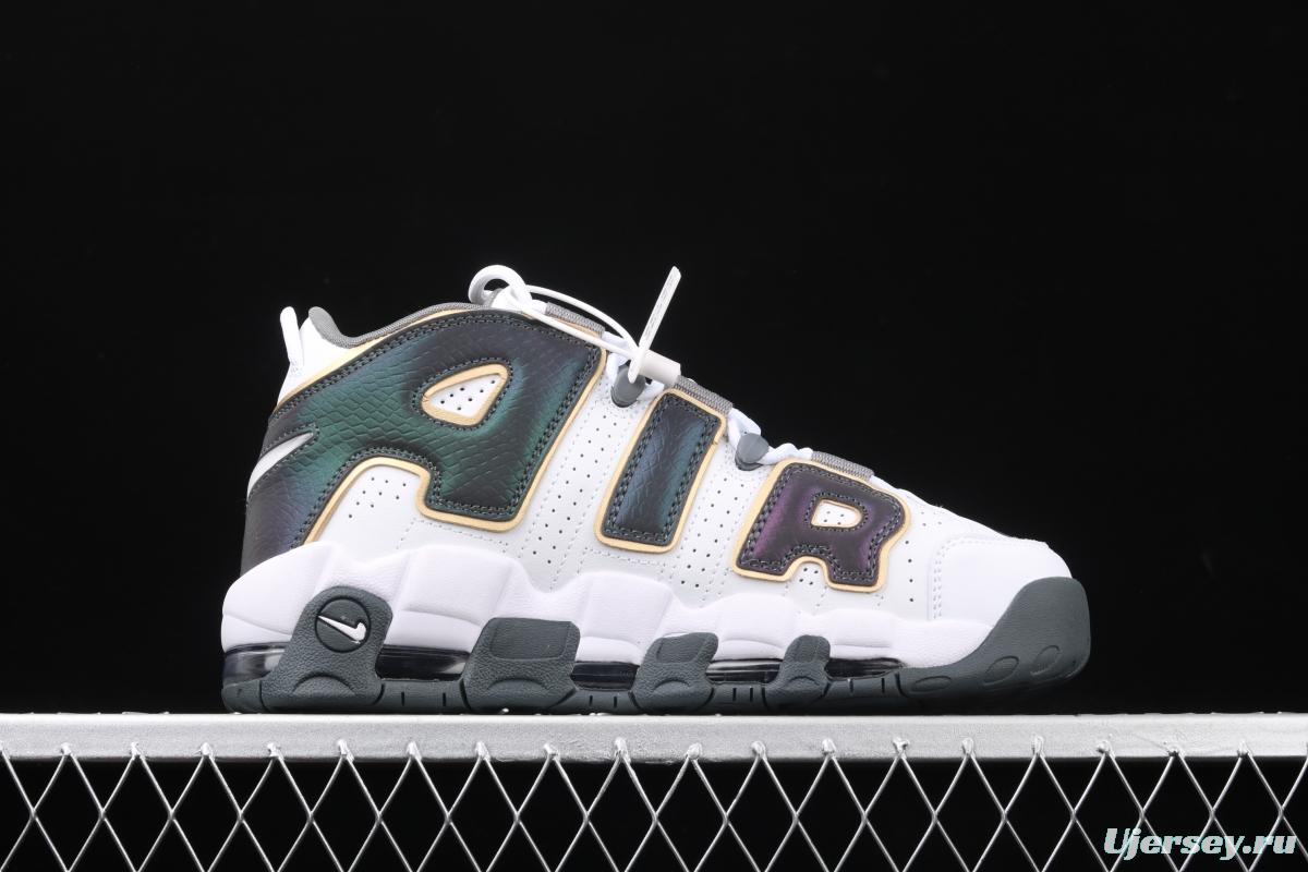 NIKE Air More Uptempo 96 QS Pippen Primary Series Classic High Street Leisure Sports Culture Basketball shoes CQ4583-100