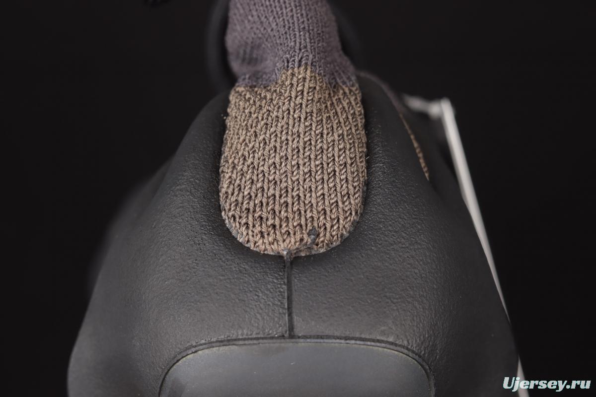Adidas Yeezy 450s Black Cool GY5368 Justin Bieber all black knitted sock shoes