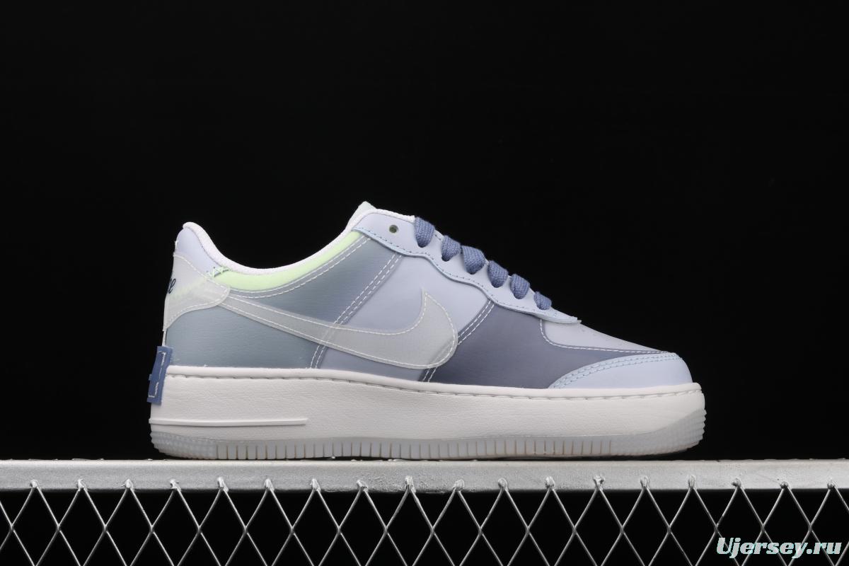 NIKE Air Force 1 ShAdidasow light weight heightened low-top 100-board shoes CK6561-001