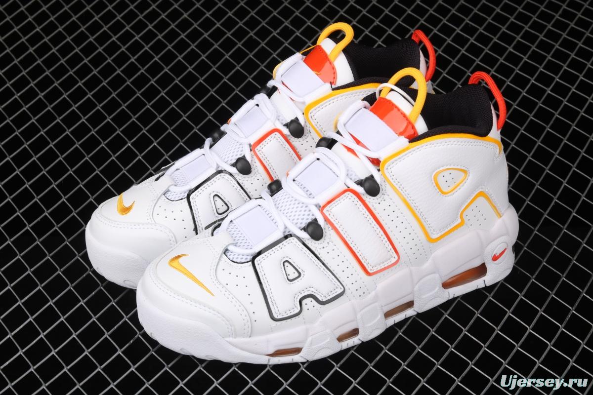 NIKE Air More Uptempo 96 QS Pippen Primary Series Classic High Street Leisure Sports Culture Basketball shoes DD9223-100