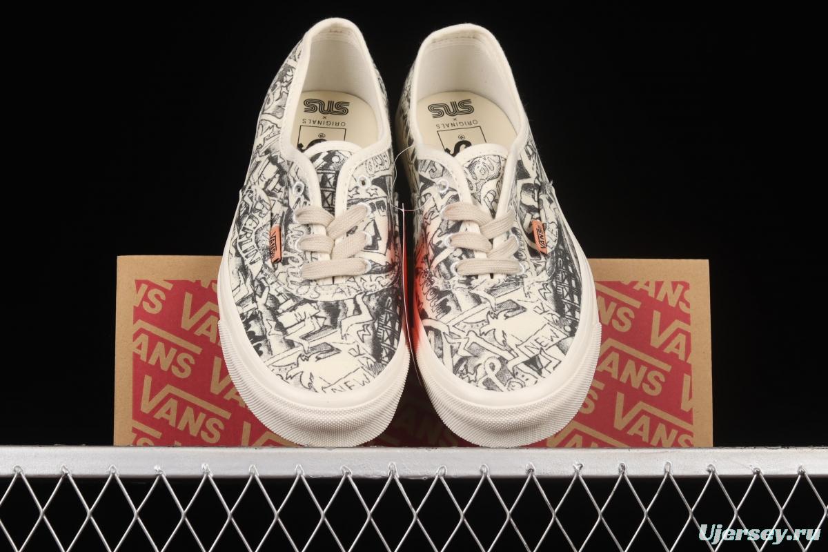SNS x Vans Authentic joint low-top casual shoes VN0A4BV9676