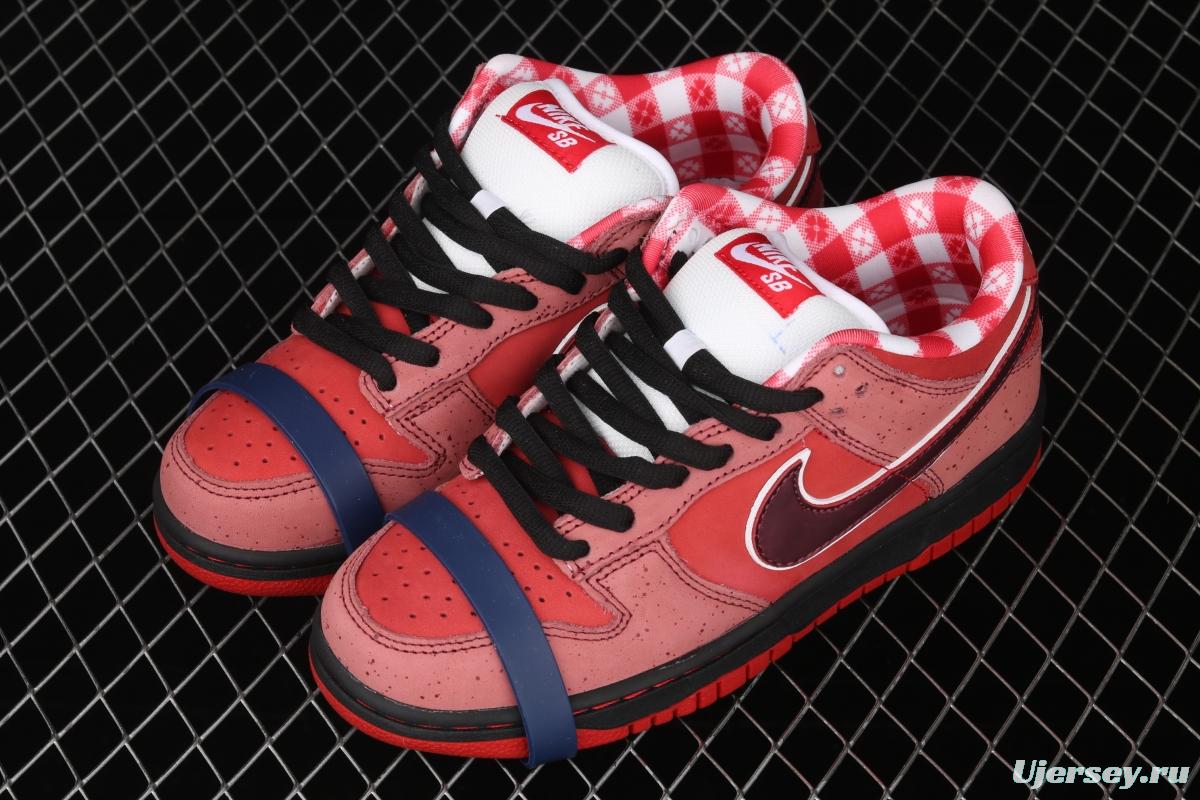 Concepts x NIKE DUNK Low Pro SB Red Lobster red lobster with full head layer 313170-661