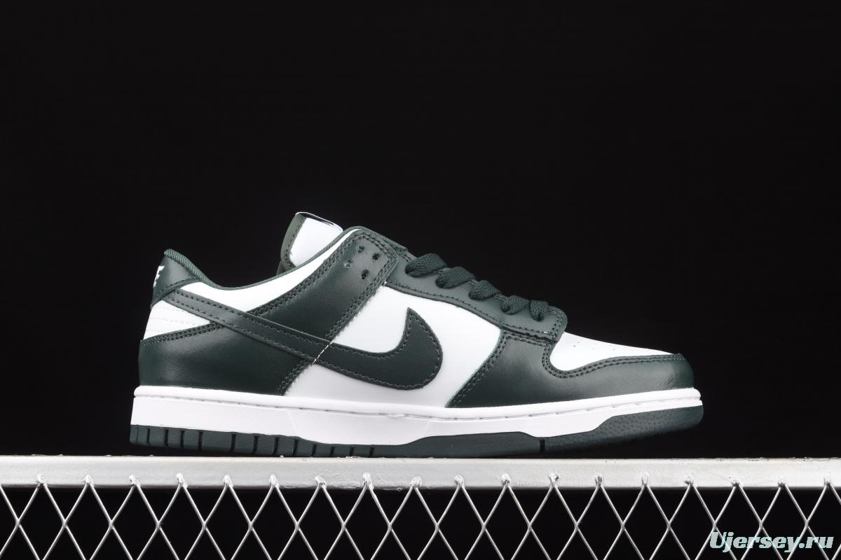 NIKE SB DUNK Low Team Green Michigan White and Green Slam Dunk Series low side Leisure Sports Skateboard shoes DD1391-101