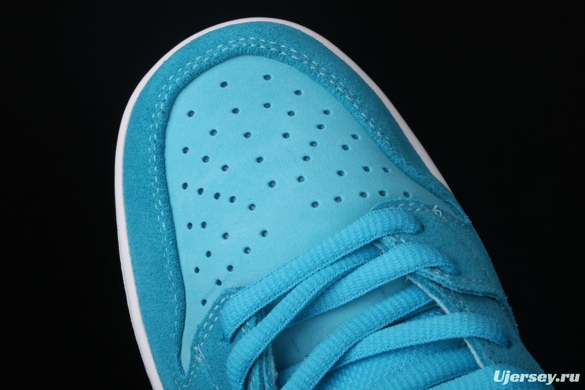 NIKE SB DUNK Low Pro sky blue fur-like fluorescent bottom low-top casual board shoes BQ6817-400