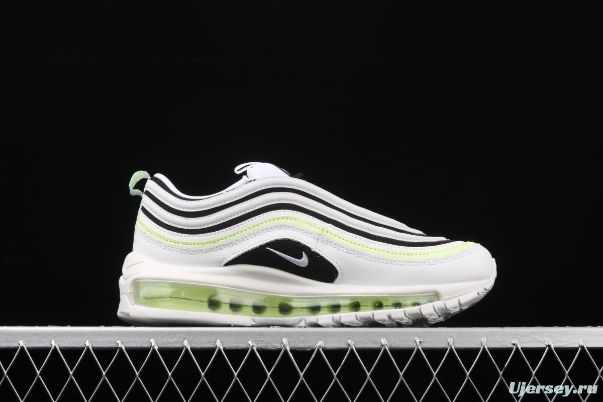 NIKE Air Max 97 XL 3M reflective white and green air cushion running shoes 921733-105