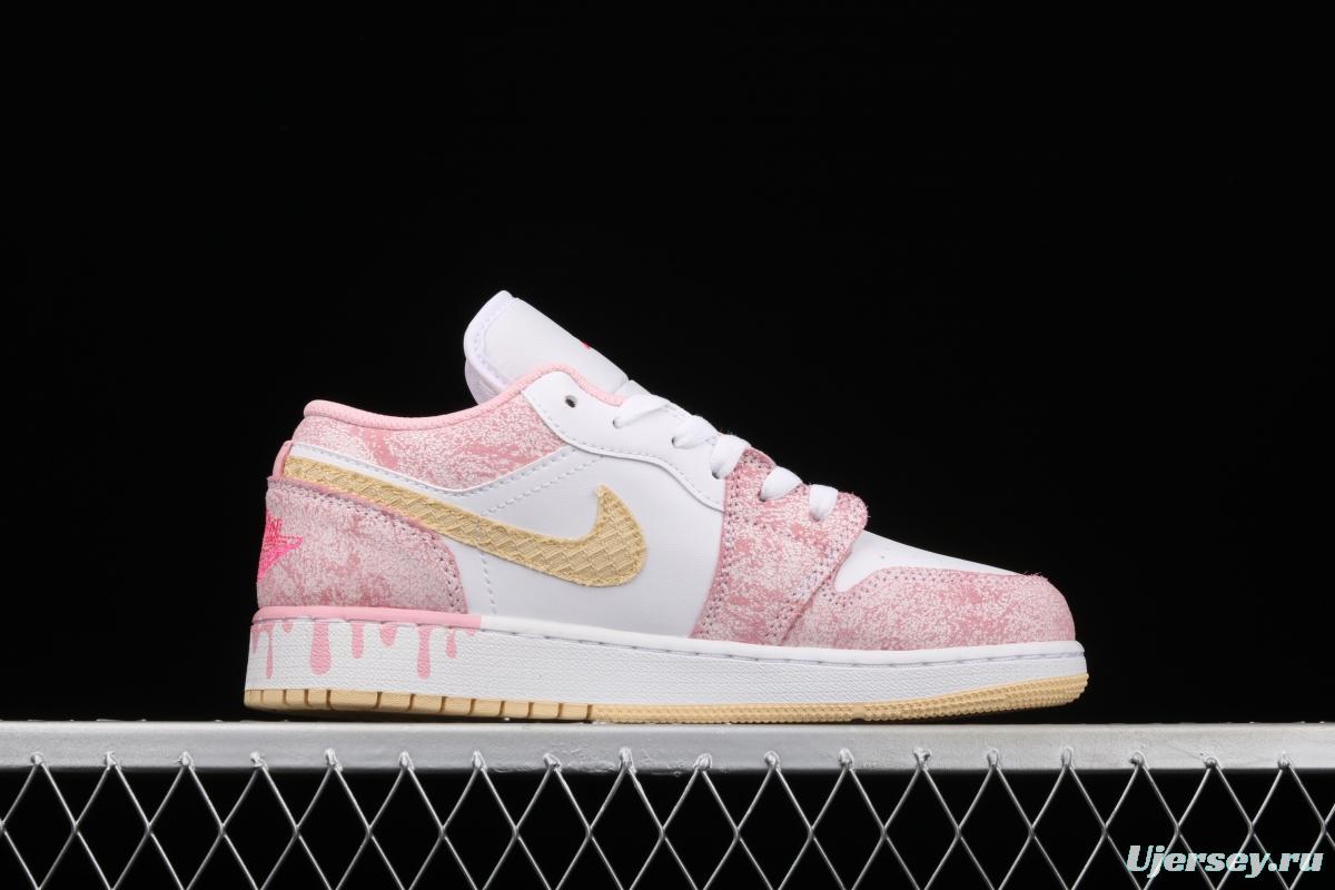 Air Jordan 1 Low GS low-top ice cream low-top basketball shoes CW7104-601