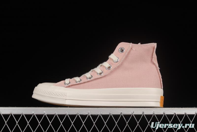 Converse 1970s ice cream light pink stitching high-top casual sneakers 572612C