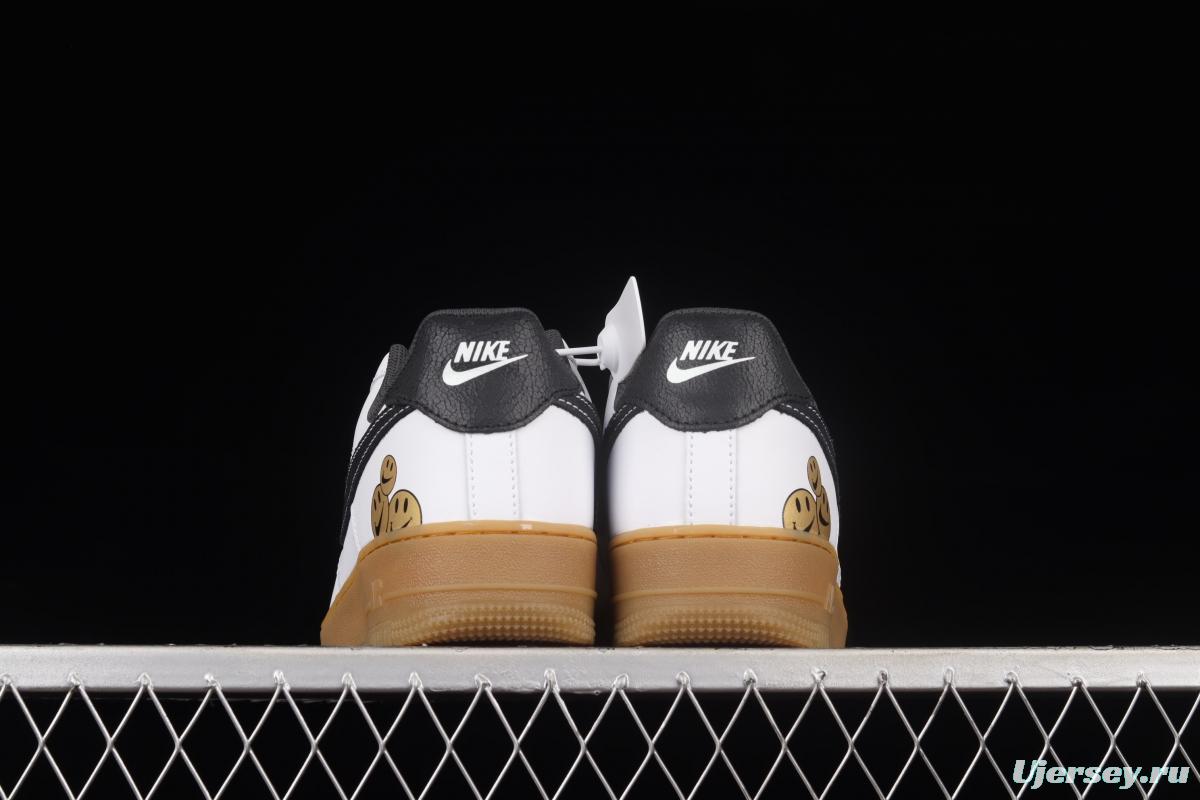 NIKE Air Force 1 Have A Nike Day smiley face low-top casual board shoes DO5854-100