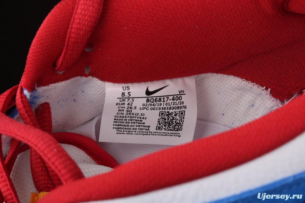 NIKE SB DUNK Low Doraemon robot cat theme color matching BQ6817-400