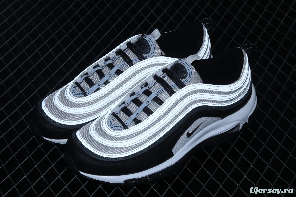 NIKE Air Max 97 white and black color matching bullet air cushion running shoes DC3494-990