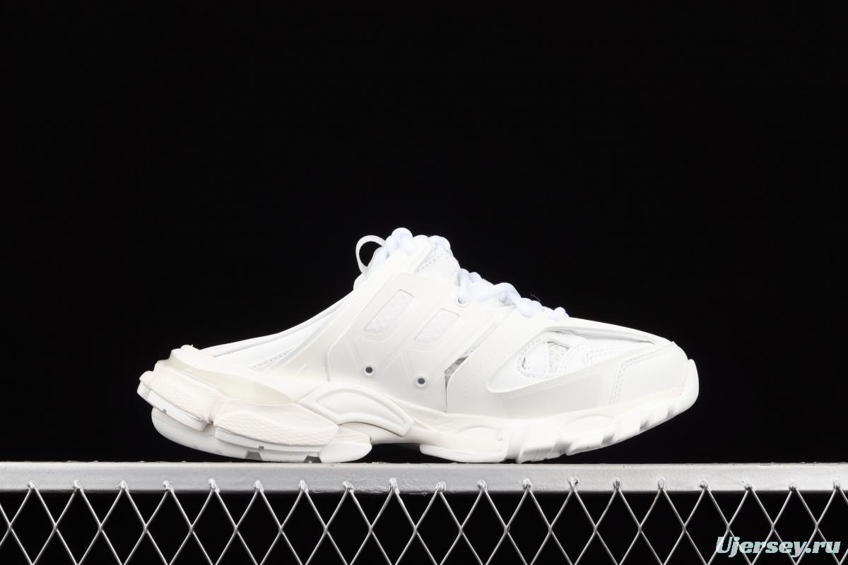 Balenciaga Sneaker Tess s.Gomma MAILLE WHITE/ORANGE 2021ss 3.0 three-generation outdoor concept shoes semi-drag W3CP66509