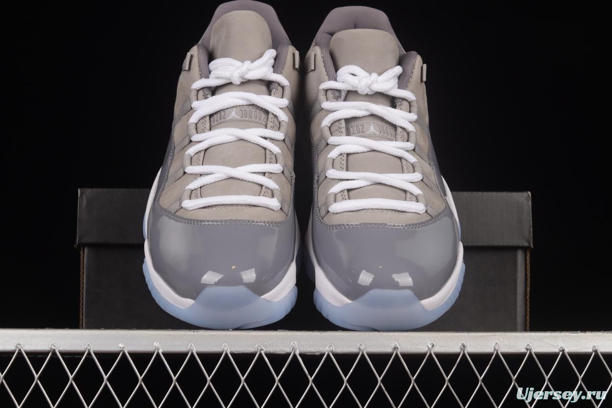 Air Jordan 11 Low Cool Grey 1 1 Cool Grey Real Carbon 528895-003