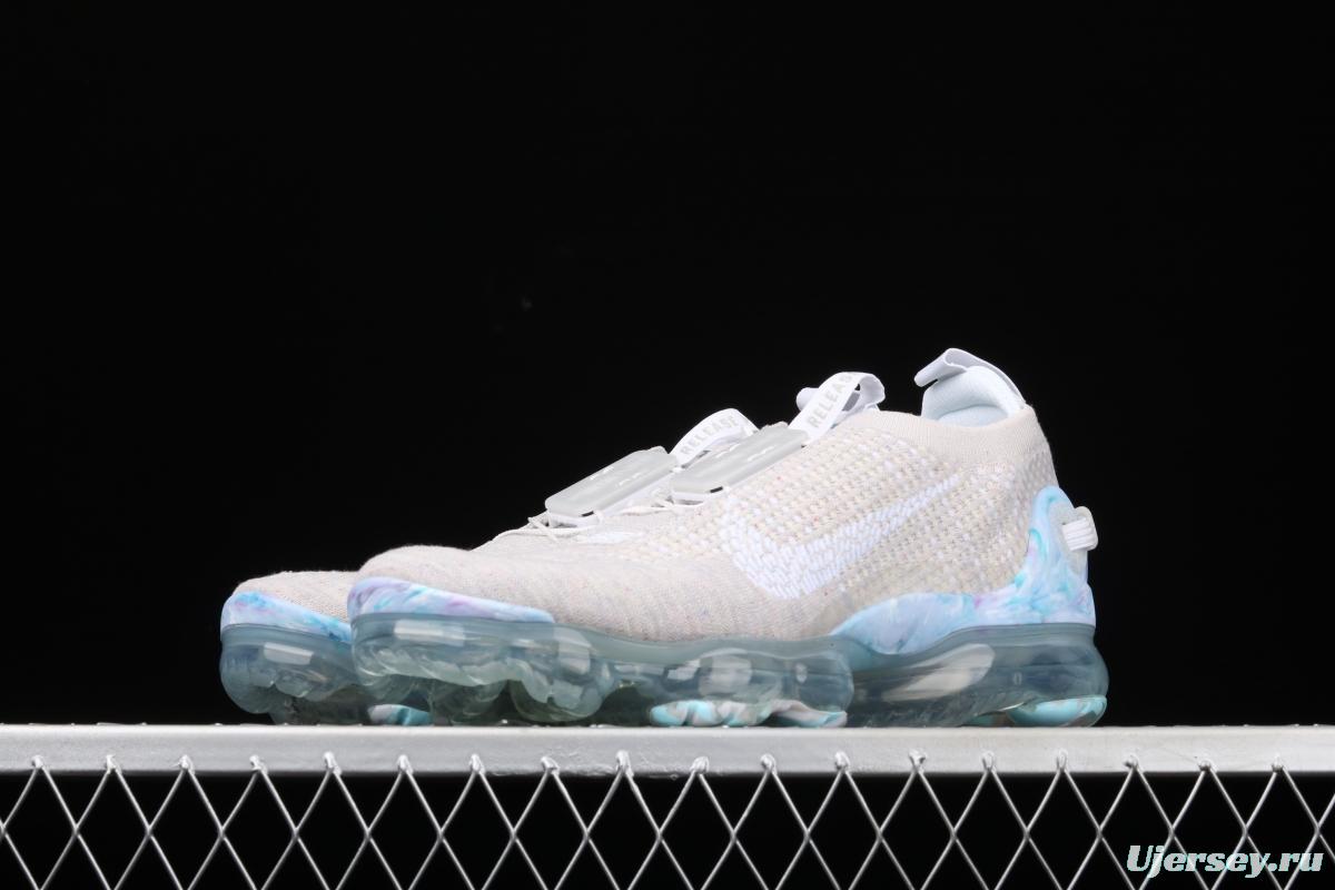 NIKE Air Vapormax 2020 Flyknit fly-woven fast lace full-palm air cushion jogging shoes CJ6740-100