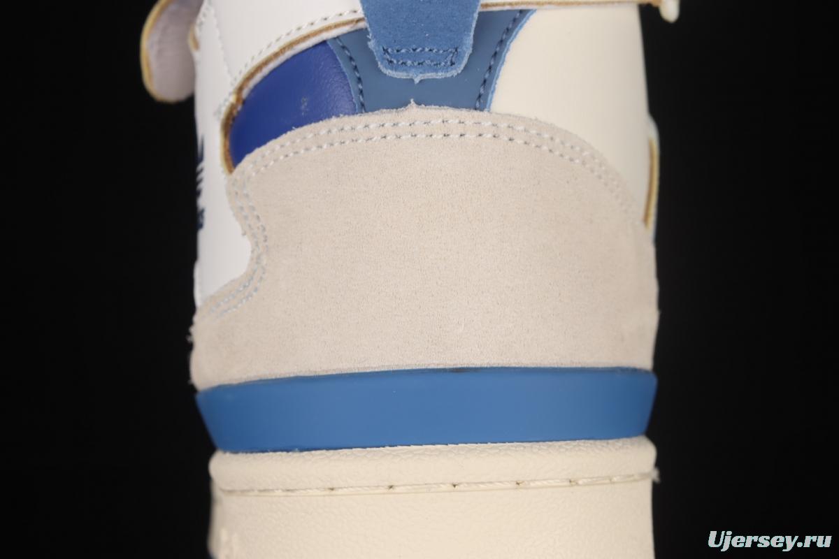 Adidas Forum 84 High Blue ThreAdidas FY7793 popular single classic vintage high top basketball shoes