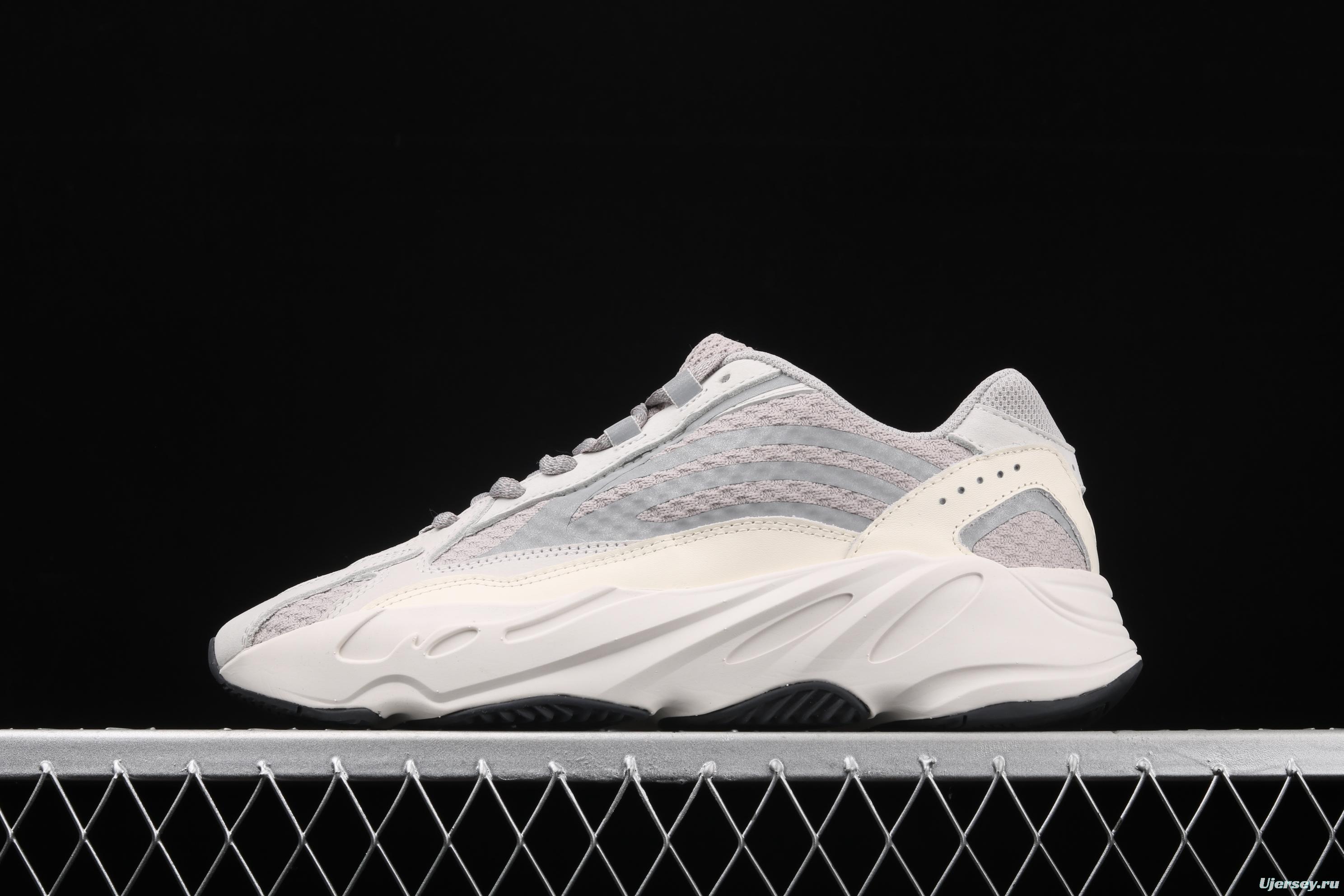 Adidas Yeezy Boost 700Static EF2829 Kanye coconut 700gray coconut 3M reflective running shoes BASF popcorn