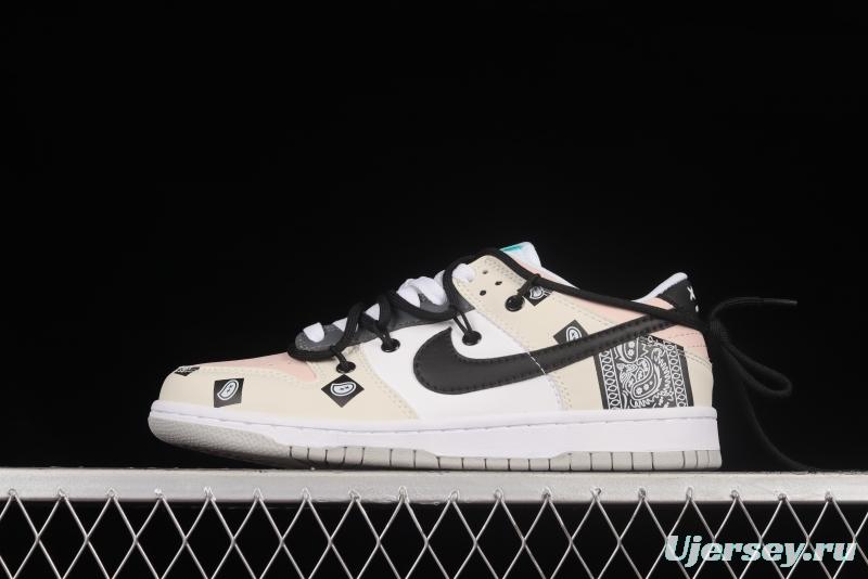 NIKE DUNK Low SE Free .99 Cashew Flower SB Buckle Shredded Backboard Fashion Casual Sneakers DD1503-009