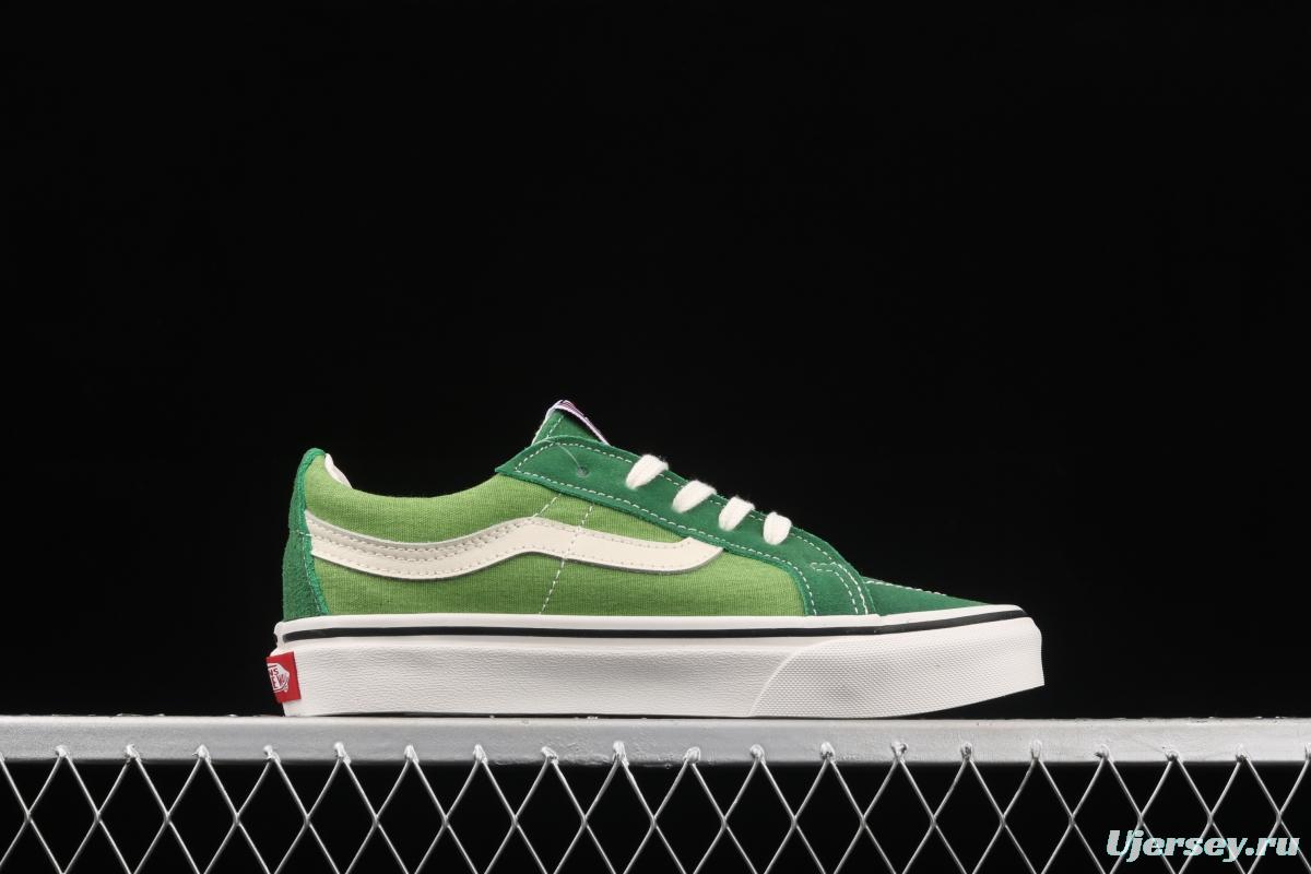 Vans Sk8-Low Reissue S classic avocado green low-top casual board shoes VN0A4UWI4WS canvas shoes