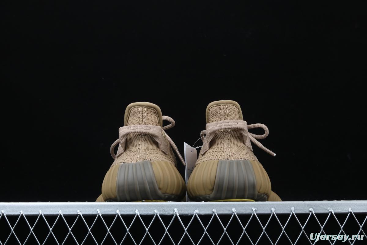 Adidas Yeezy Boost 350 V2 FX9033 das coconut 350 second generation hollowed-out sesame gray angel color