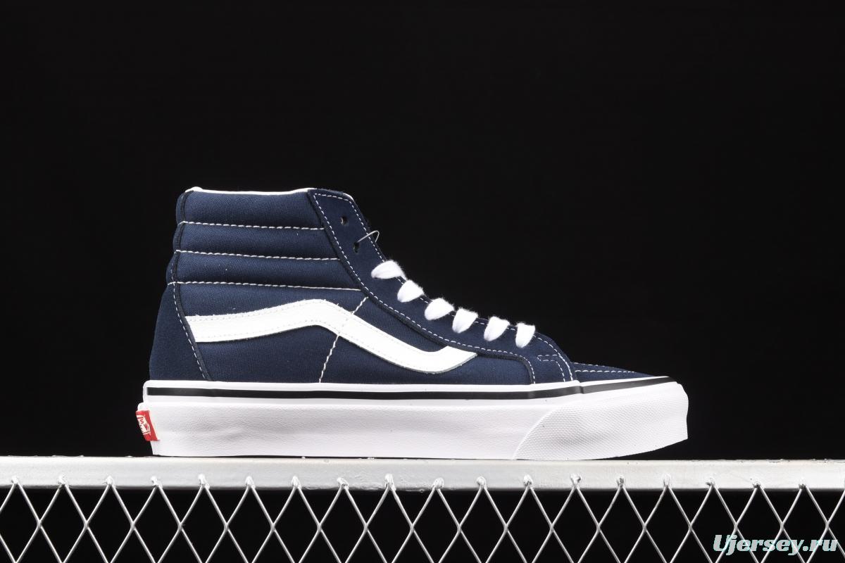 Vans Sk8-Hi Lx Anaheim dark blue high-top sports board shoes VN0A38GF9GK