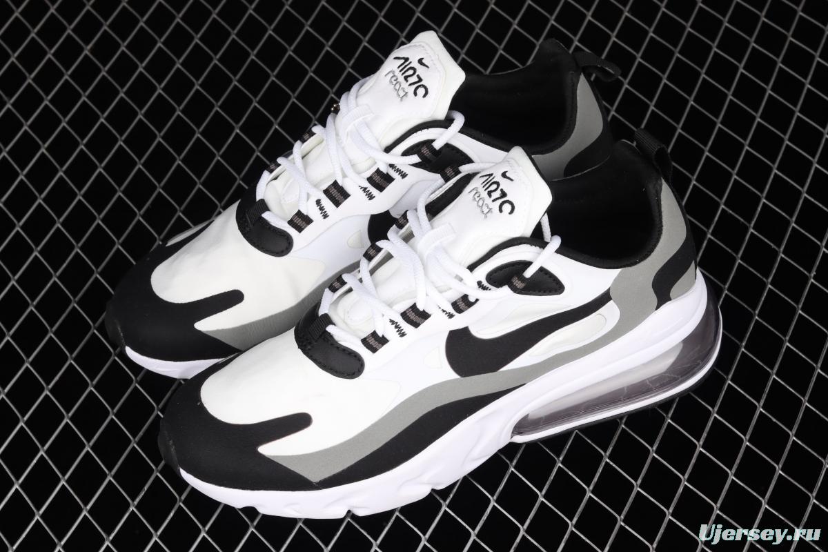 NIKE Air Max 270React new high-frequency mesh function half-palm air cushion cushioning running cloth shoes CT1264-101