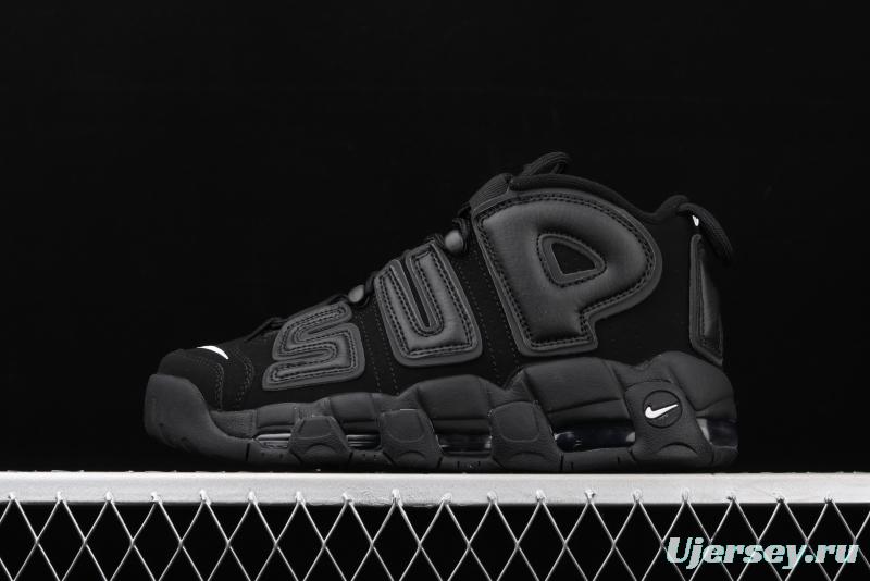 Supreme x NIKE Air More Uptempo co-signed AIR classic high street leisure sports basketball shoes 902290-001