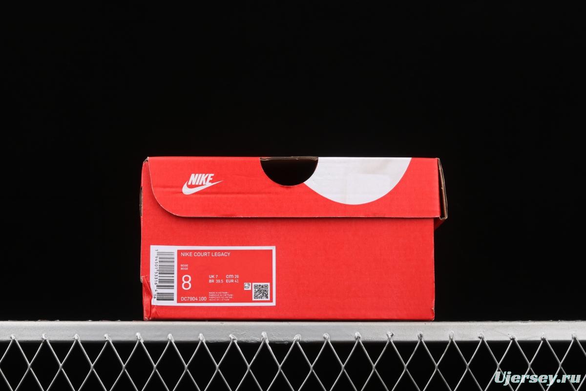 NIKE Court Legacy classic retro fashion street canvas sports board shoes DC7904-100