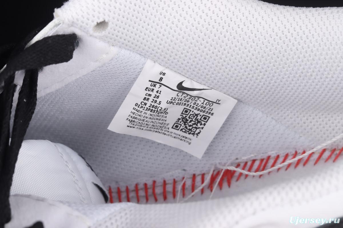 NIKE Air Force 1o07 Low AN20 classic white and black low-top casual board shoes CT2302-100