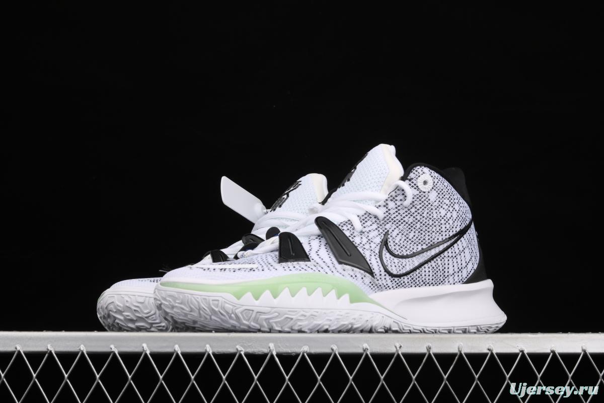 NIKE Kyrie 7 HIP-POP Owen 7th generation hip hop theme luminous white and green CQ9327-100