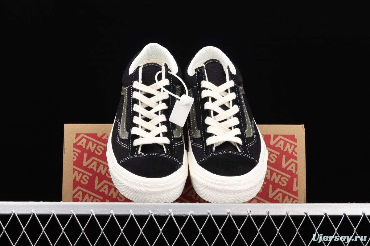 Vans Style 36 Retro black and white PEACEMINUSONE short head limited edition skateboard shoes VN0A3DZ3VTA