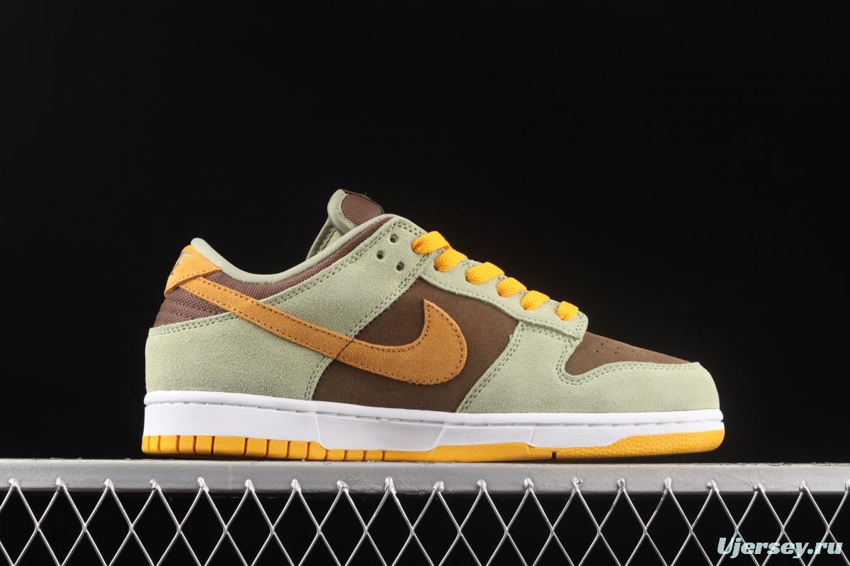 NIKE SB DUNK Low Prm green brown orange SB rebound fashion casual board shoes DH5360-300