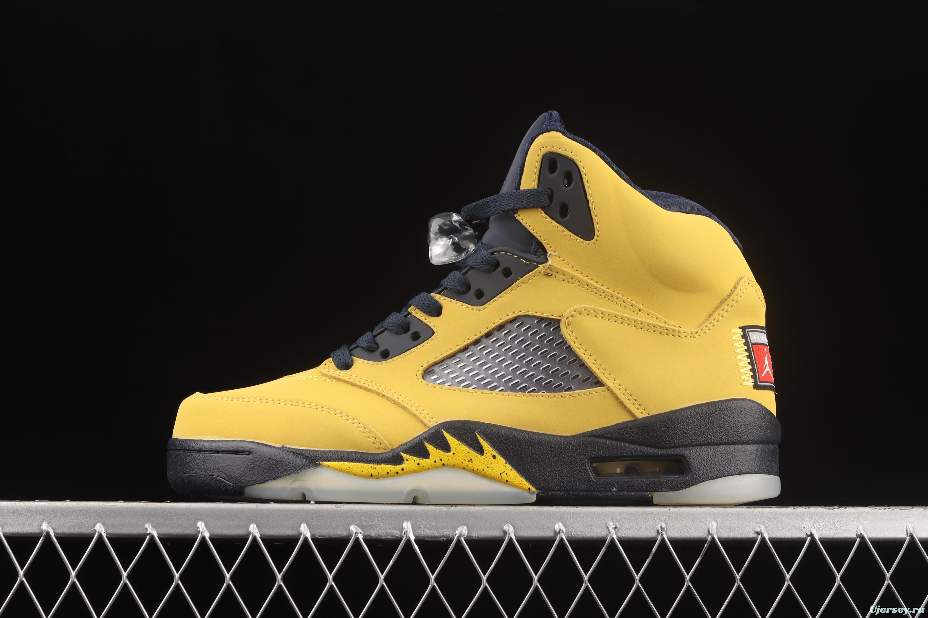 Air Jordan 5 Retro SE Michigan black and yellow 3M reflective Tokyo limited edition CQ9541-704