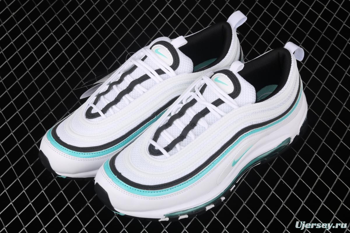 NIKE Air Max 97 White and green bullet air cushion running shoes CZ3574-130