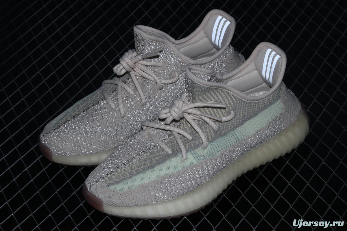 Adidas Yeezy Boost 350 V2 FW5318 Darth Coconut 350 second generation hollowed-out swan white sky star color BASF popcorn