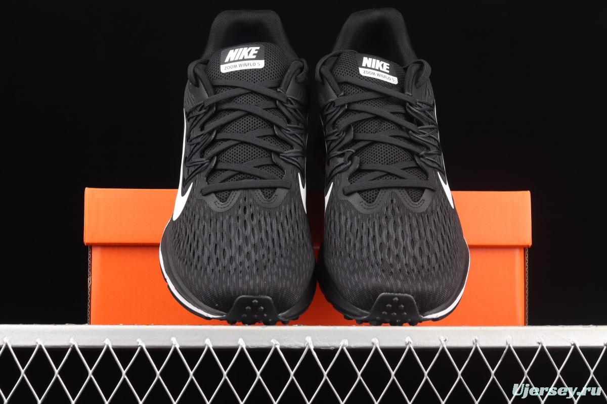 NIKE Zoom Winflo 5 net breathable lightweight shock absorption sports running shoes AA7406-001