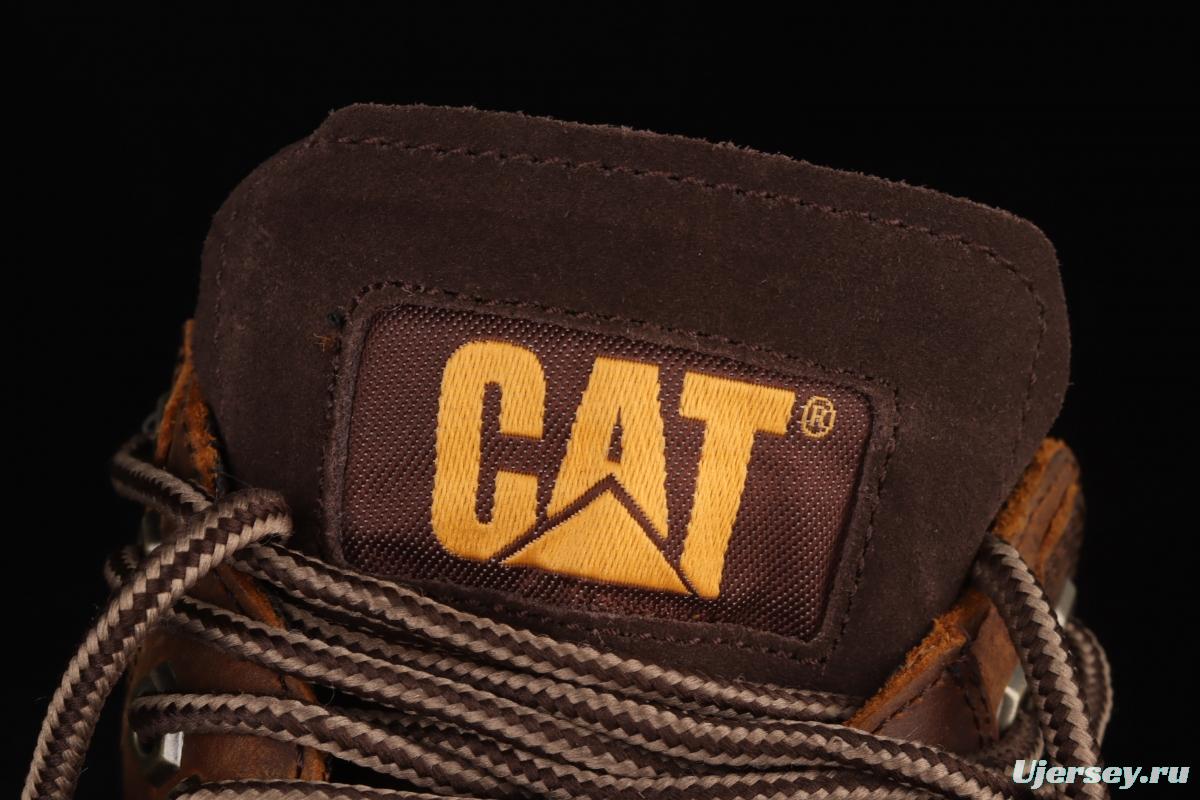 CAT official website new British retro low-top tooling shoes B4C dark coffee