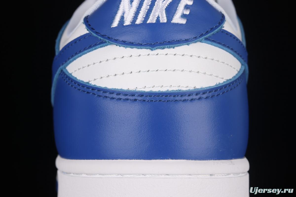 NIKE SB DUNK Low Pro Kentucky White Blue University of Kentucky Board shoes CU1726-100