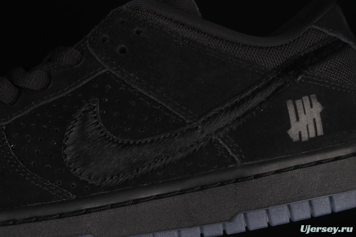 UNDFEATED x NIKE DUNK Low black soul color dunk series low-side leisure sports skateboard shoes DO9329-001
