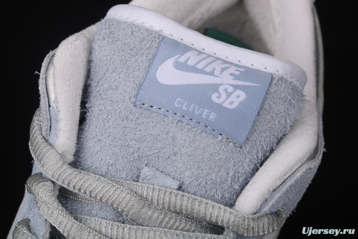 Sean Cliver x NIKE SB DUNK Low Pro QS artist's skateboard shoes DC9936-100 with lower top
