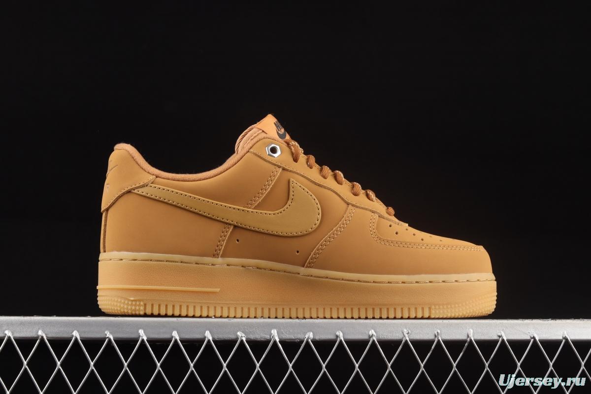 NIKE Air Force 1x 07 WB AF1 wheat low upper shoes CJ9179-200