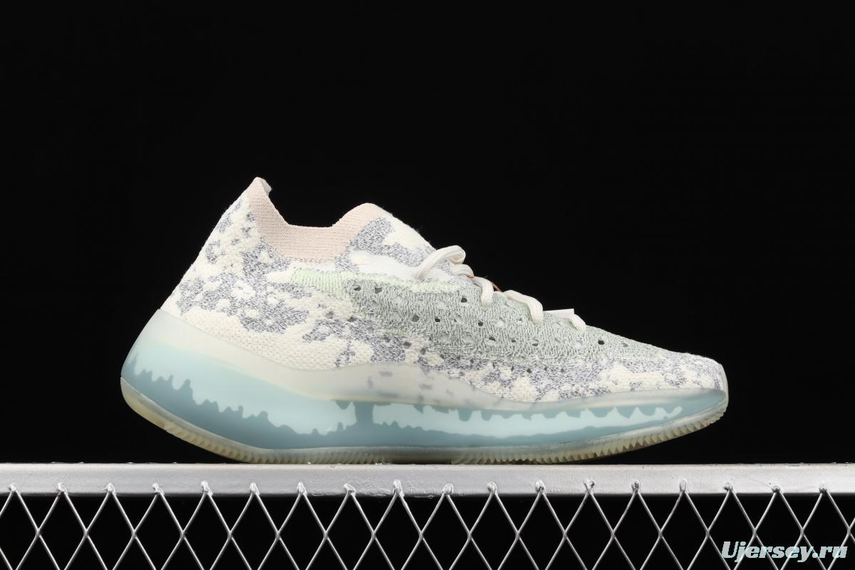 Adidas Yeezy 380 Alien Blue GW0304 Kanye jointly limited coconut 380 blue alien 3M reflective running shoes