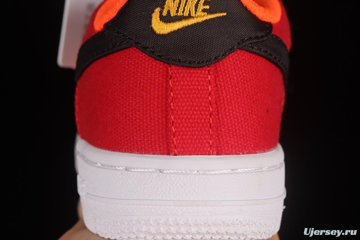 NIKE Air Force 1'07 TD New Year Tiger Canvas Size Kids DQ5072-601