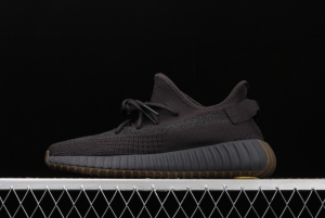 Adidas Yeezy Boost 350V2 Cinder FY4176 Darth Coconut 350 second generation hollowed-out side transparent rubber full star color matching BASF Boost original bottom