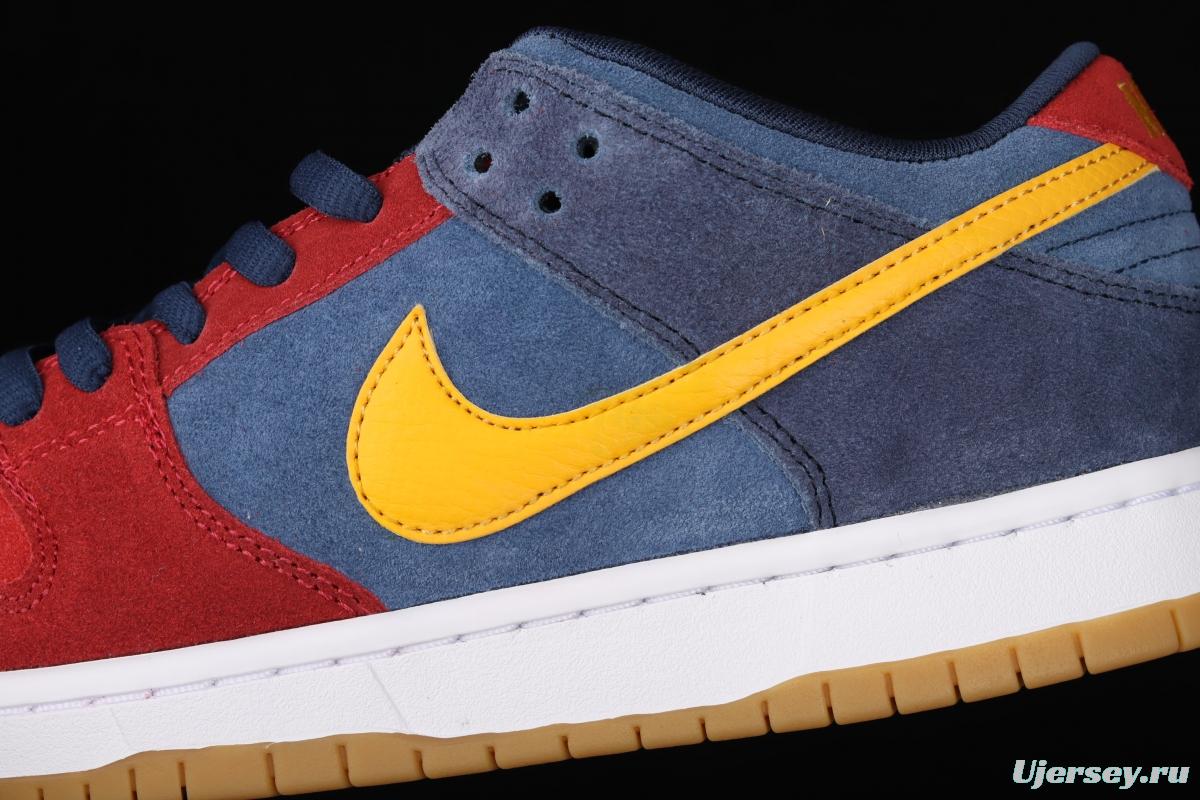 NIKE SB DUNK Low Barcelona Barcelona dress up color dunk series retro low-top skateboard shoes DJ0606-400