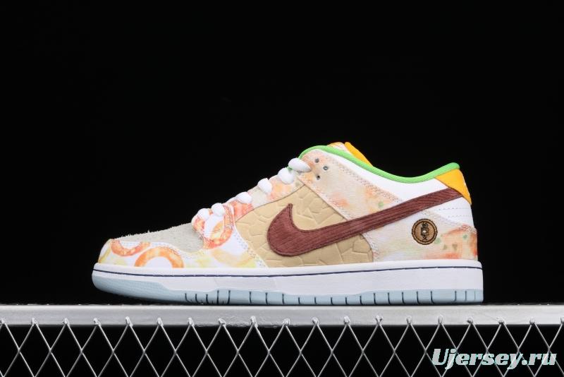 NIKE SB DUNK Low CNY joint style Chinese mandarin duck tie-dyed low-top skateboard shoes CV1628-800