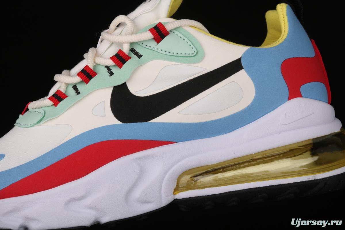 NIKE Air Max 270React new high-frequency mesh function half-palm air cushion running shoes AT6174-002