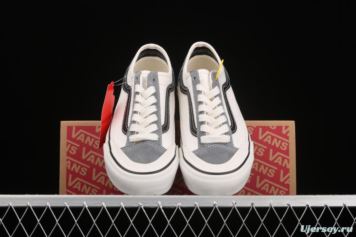 Vans Style 36 million half-moon head gray Oreo low-top canvas board shoes VN0A4BVAK11