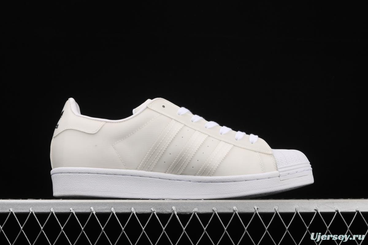Adidas SuperStar FX7781 shell head clover 50th anniversary dazzle laser Korean version leisure couple board shoes